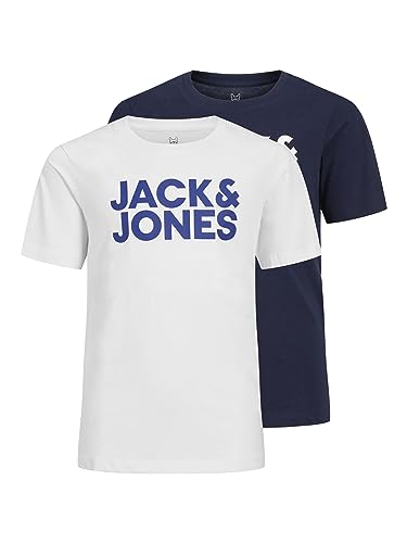 JACK & JONES Boy T-Shirt 2er-Pack Logo T-Shirt Junior