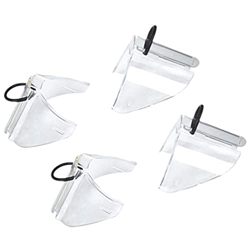 HEALLILY 2 Pairs Gl?Ser Seite Brillen Seite Slip Auf Klar Seite für Gl?Ser