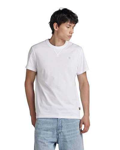 G-STAR RAW Herren Nifous T-Shirt, Weiß (White D24449-336-110), L