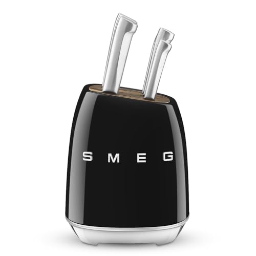 Smeg, Messerblock, KBSF02BL, Schwarz