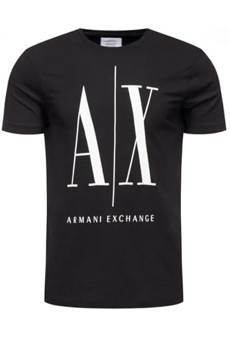 Armani Exchange Herren T-shirt 8nztpazjh4z T-Shirt, Schwarz, L