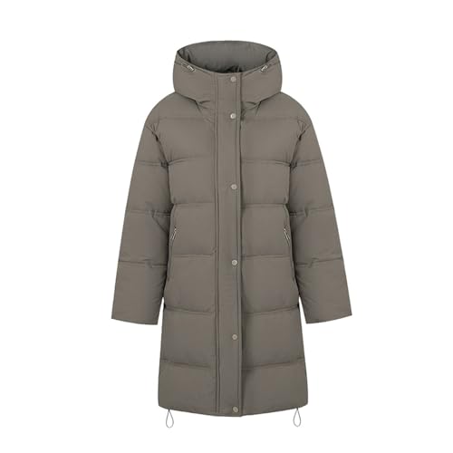 Generisch Warehouse Florence lange, gefütterte Kinder-Jacke - leichte Winterjacke, isolierter Mantel, weich, warm, mit Kapuze - Winterbekleidung für Reisen und Outdoor