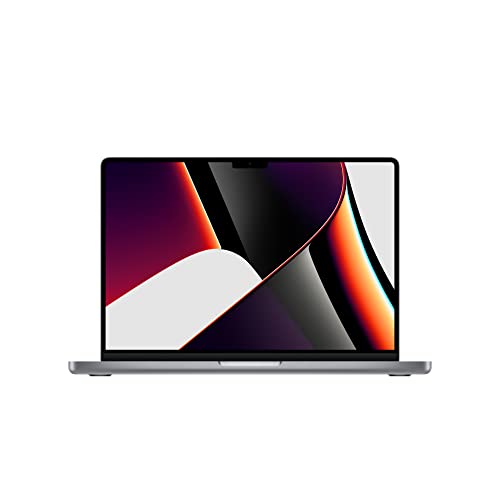 Apple MacBook Pro 2021 mit Apple M1 Pro Chip, 8-Core-CPU, 14-Core-GPU (14 Zoll, 16 GB RAM, 512 GB SSD-Speicher) (QWERTZ Deutsch) Space Grey (Generalüberholt)