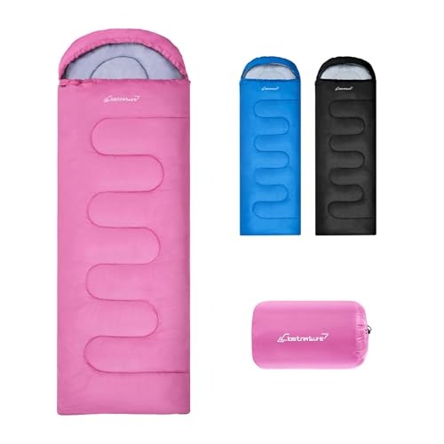 Clostnature Leichter Schlafsack Camping für Erwachsene mit Kleines Packmaß