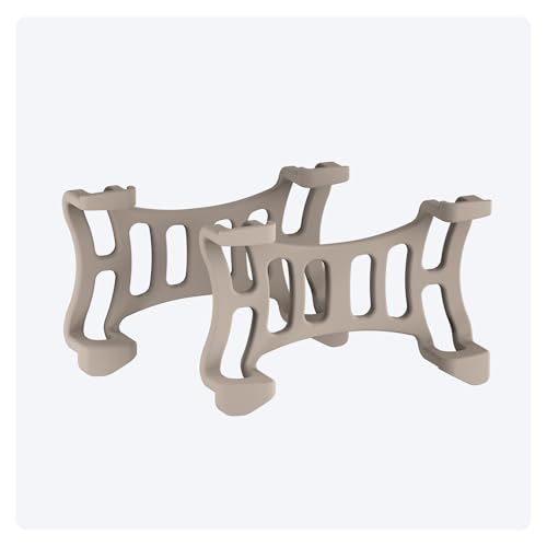 Tractive 2 STK. Gummiklammern für Tractive Dog 6 GPS Tracker (Braun)