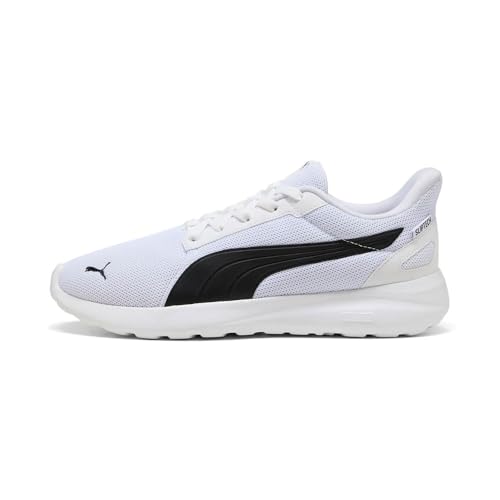 PUMA SOFTRIDE Cosmic LT SLIPTECH Sneaker, Unisex, Weiß/Schwarz, 6.5 UK