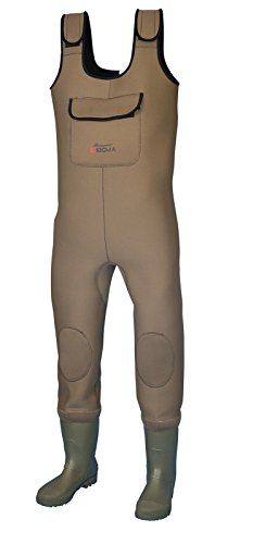 Shakespeare Sigma Neoprene Wathose, EU 46 | UK 12 |US 13, Braun