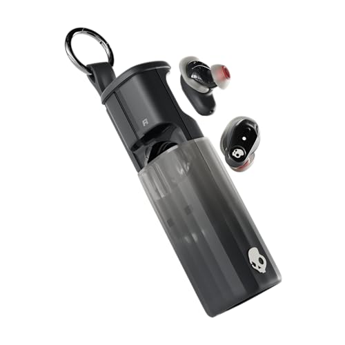 Skullcandy Method 360 ANC Wireless-Ohrhörer, Sound by Bose, Bluetooth-Kopfhörer, Premium Noise Cancelling, bis zu 40 Stunden Akkulaufzeit, schweiß- und wasserresistent mit Mikrofon - Schwarz
