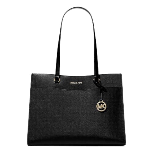 Große Tragetasche aus Saffiano-Leder mit Taschen – Jet Set Travel by Michael Kors