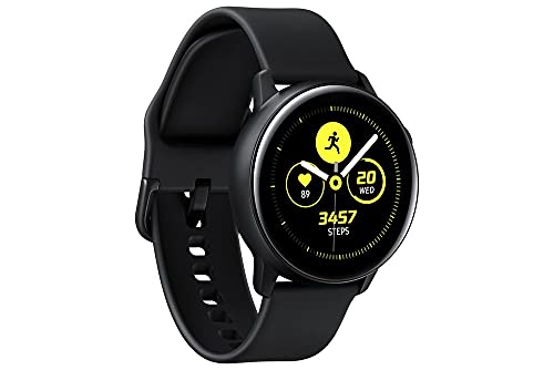 Samsung Galaxy Watch Active, Bluetooth Fitnessarmband Für Android, Fitness-Tracker, 40 mm,wassergeschützt, Schwarz (Deutche Version)