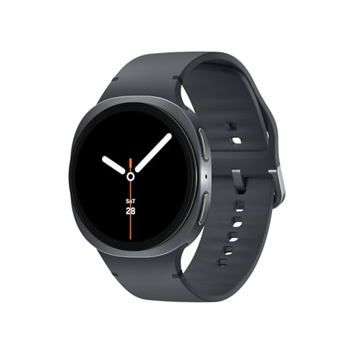 Samsung Galaxy Watch8 Smartwatch mit Galaxy AI, Fitness-Uhr und Fitness-Tracker, Sport Band, Wellness- und Schlaf-Coaching, 44 mm, Bluetooth, Graphite, 3 Jahre Herstellergarantie