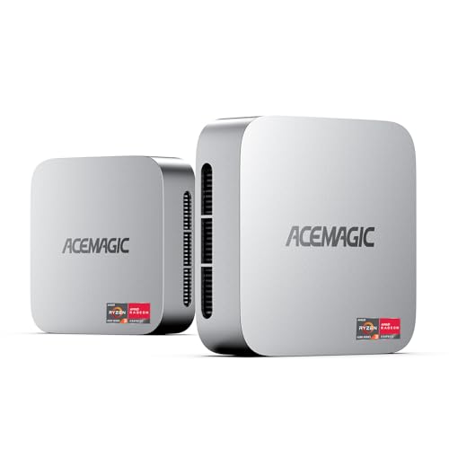 ACEMAGICIAN K1 Mini PC, AMD Ryzen 4300U Windows 11 Pro Mini PC (bis zu 3,70 GHz),16GB DDR4 256GB M.2 SSD Mini Computer mit RJ45 | 4K Triple Display | WiFi 5 für Zuhause/Büro/Schule