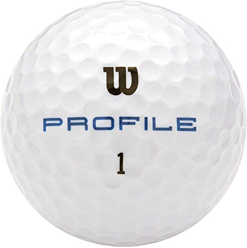 WILSON Golfbälle Prime Distance Profile, 36er-Pack, Weiß, WGWR76000