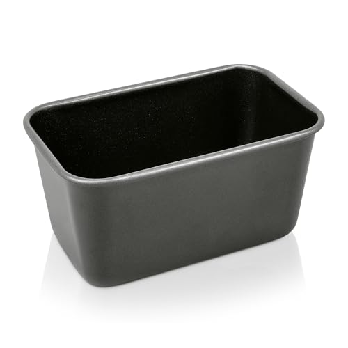 Zyliss Brotbackform 20 cm, Antihaftbeschichtung, Robuste Kohlenstoffstahl, 5 Jahre Garantie, Brot Backen Zubehör, Kleine Kastenform, Brotform, 19x12x9 cm, Grau