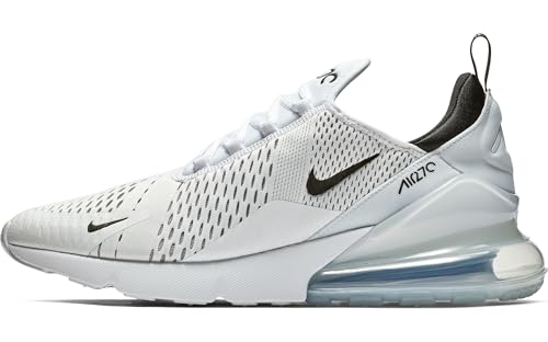 Nike Herren Air Max 270 Sneaker, White/Black-White, 45 EU