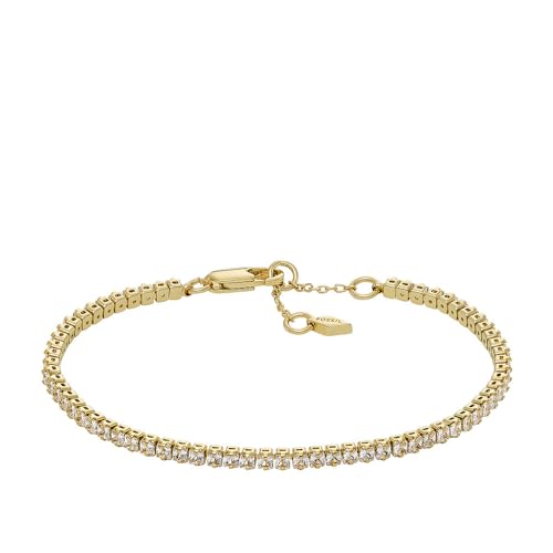 Fossil Damen-Gliederarmband All Stacked Up Metall goldfarben, JA7214710
