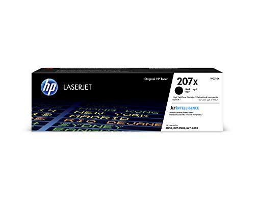 HP 207X W2210X Original Toner mit hoher Kapazität, Schwarz HP Farbe LaserJet Pro M255/M282/M283