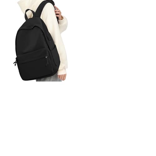 WEPLAN Schulrucksack Mädchen Jungen Rucksack Schule Teenager,Wasserdicht Rucksack School Bag,Schulranzen Laptop Rucksack Damen,Schultasche Travel Backpack Daypacks für Uni Schule Reise,Schwarz