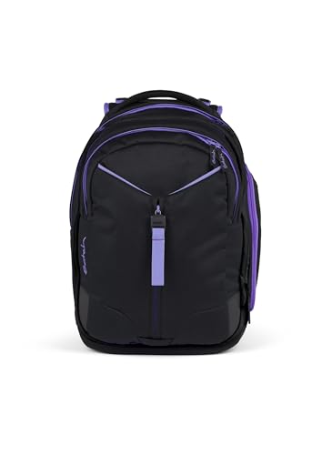 Satch Match ab 5. Klasse, ergonomisch, 35 L Stauraum, standfest, Organisationstalent Purple Phantom - Schwarz