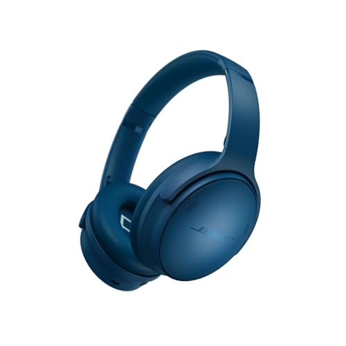 Bose QuietComfort Kabellose Kopfhörer mit Mikrofon und Noise-Cancelling, Bluetooth-Over-Ear-Kopfhörer, Audiophile Kopfhörer, On-Ear-Kopfhörer mit Noise-Cancelling, bis 24h Akkulaufzeit, Dämmerungsblau