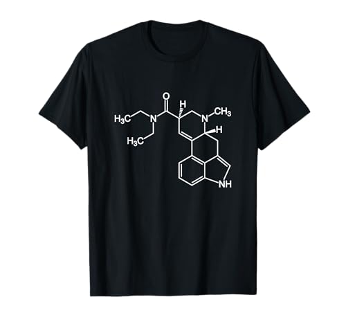 LSD Strukturformel Lustiges Drogen Festival T-Shirt
