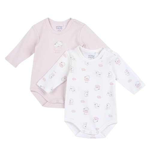 Chicco, Body Neugeborenen Langarm, mit Bequemer Öffnung im Schritt mit Knöpfen, aus Weichem Stoff, Waschbar in der Waschmaschine, Babykleidung Neugeborenen 0-24 Monate, Geschenkidee Geburt