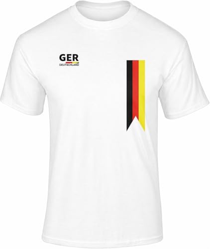Deutschland Trikot weiß WM 2026 - T-Shirt Herren & Damen - Germany Fußball - Fanartikel Weltmeisterschaft - weiß L