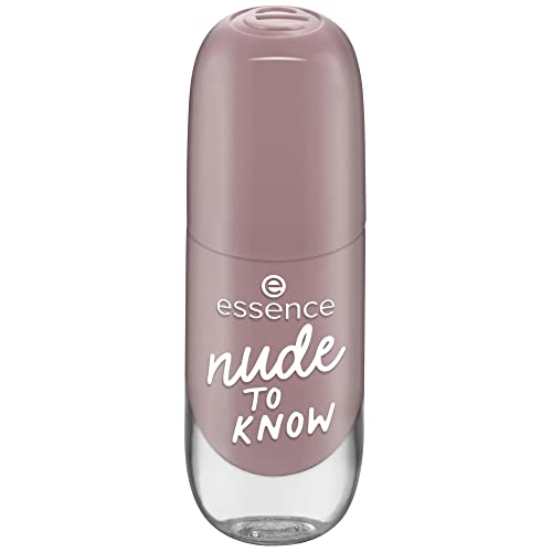 essence gel nail colour 30 nude TO KNOW, langanhaltender Nagellack, schnelltrocknend, farbintensiv, glänzend, Expressergebnis, Altrosa, 8 ml