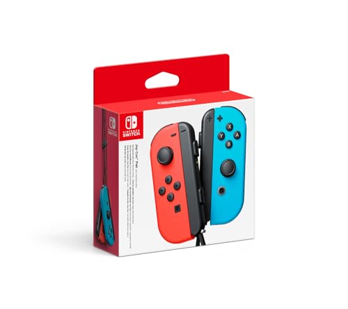 Nintendo 2 Joy-Con-Bedienelemente für Nintendo Schalter Neon Rot Und Neon-Blau