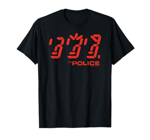 Offizielles The Police Ghost Icon Rock Music Band T-Shirt