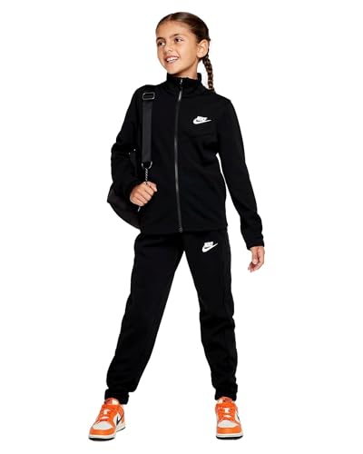 NIKE FD3067-010 K NSW Tracksuit Poly FZ HBR Jacket Unisex Black/Black/White Größe L