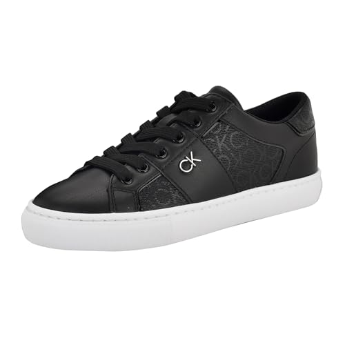 Calvin Klein Damen Charie Sneaker, Black Logo 001, 37.5 EU