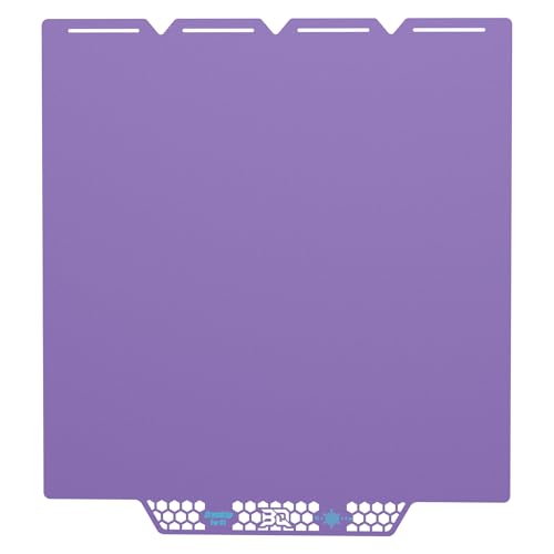 BIQU CryoGrip Pro Glacier-Purple Panda Build Plate, Double Sided Spring Steel Sheet for Snap-maker U1 3D Printers, Upgrade Build Plate, Firm Adhesion, 276x304.5mm