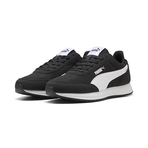 Puma R78 LIGHTWIND Unisex Sneaker, Schwarz/Weiß, 10.5 UK