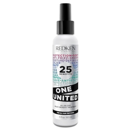 Redken Multi-Benefit-Treatment, Feuchtigkeitsspendendes Pflege-Spray für alle Haartypen, Hitzeschutz & Anti-Haarbruch, One United, 1 x 150 ml