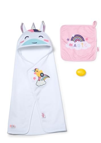 BABY born Kapuzenhandtuch-Set für 36 und 43 cm Puppen