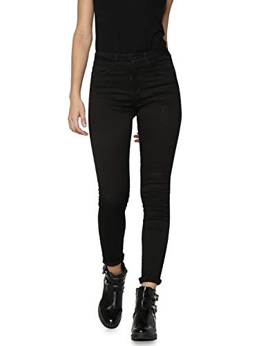 ONLY Damen Onlroyal High Sk Pim600 Noos 15093134 Jeans, Schwarz, EU L/30