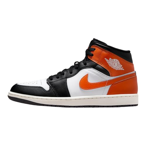 Air Jordan 1 Mid Herrenschuhe (Seestern/Weiß/Segel/Schwarz), Seestern/Schwarz-Weiß-Sail, 41 EU