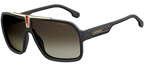 Carrera 1014/S BLACK/GREY BROWN SHADED 64/10/135 Herrenbrillen Sonnenbrillen