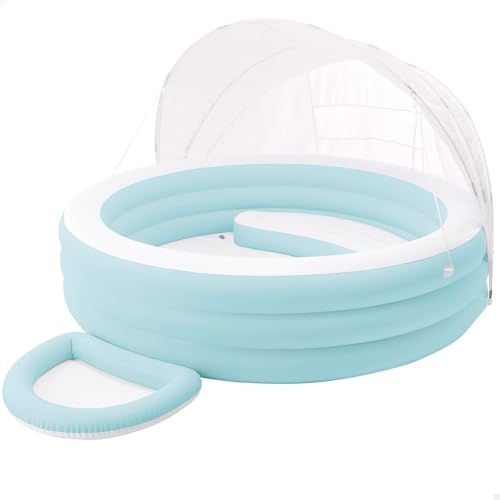 Intex Swim Center Baldachin Lounge Pool 57195NP (aufgeblasen, 177 x 221 x 137 cm)