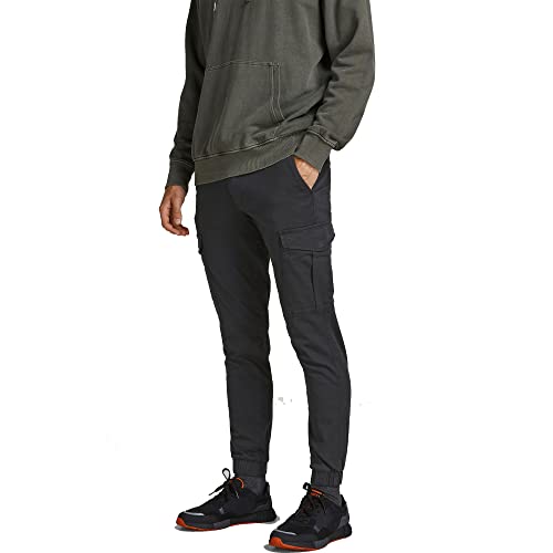 JACK&JONES PANTS STUDIO JJIMARCO JJJOE Cuffed AKM Black