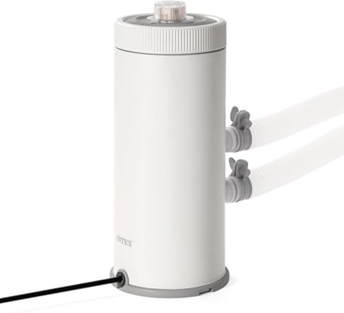 Intex Krystal Clear Cartridge Filter Pump - Pool Kartuschenfilteranlage 28638GS Grau / Schwarz 3.406 l/h / 90 W