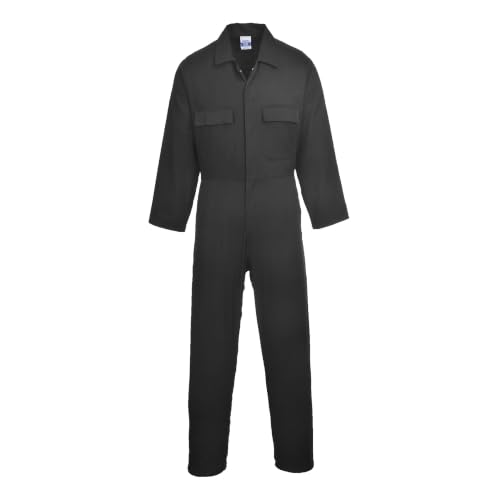 Portwest S998 Euro Baumwoll Overall 1 Gesäßtaschen Elastischer Bund Leicht