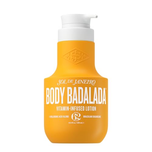 Sol de Janeiro Body Badalada Vitamin-Infused Lotion, Feuchtigkeitsspendend, Cheirosa 62 Duft, 400ml