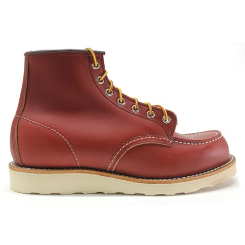 Red Wing Herren 6 Inch Classic Moc Toe Leder ORO Russet Stiefel 41 EU