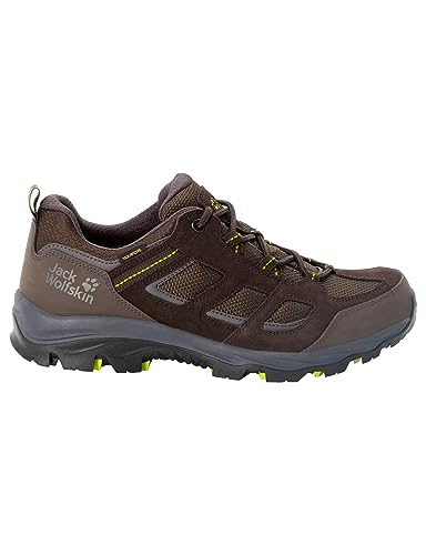 Jack Wolfskin Vojo 3 Texapore Low M Herren Outdoorschuhe , Dark Brown Lime, 40.5 EU