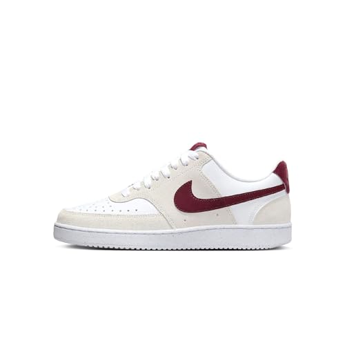 NIKE Damen Court Vision Lo Sneaker, White Team Red Adobe Dragon Red, 38 EU