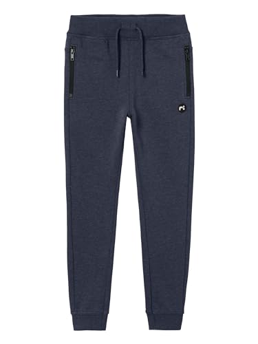 Name IT Jungen Boy Sweathose Regular Fit Activewear-Hosen Für, Dark Sapphire, 146 EU