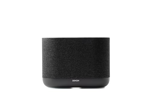 Denon Home 400 Smart Bluetooth Lautsprecher mit HEOS, Dolby Atmos Music, Musikbox Kabellos, Hi-Res Audio, 8 Treiber Array, Stereopaar-Funktion, WLAN, AirPlay 2, Premium Sound & Multiroom - Schwarz
