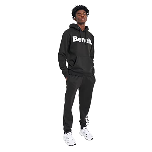 Bench Herren Everyday Essential Fleece Trainingsanzug Set | 2teilig Hoody und Jogger | 3teiliger Hoodie oder Sweatshirt, Jogginghose und T-Shirt